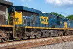 CSX 5303 trails on L795 (Waycross to Jacksonville turn) heading back to Waycross 